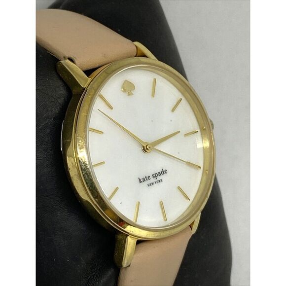 Kate Spade 0073 Women\'s Beige Leather White Analog Dial Quartz Wrist Watch XX880 main image 12